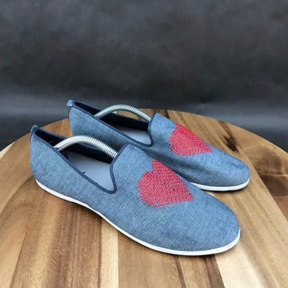 Ellen Degeneres Shoes Ed Ellen Degeneres Love Blue Fabric